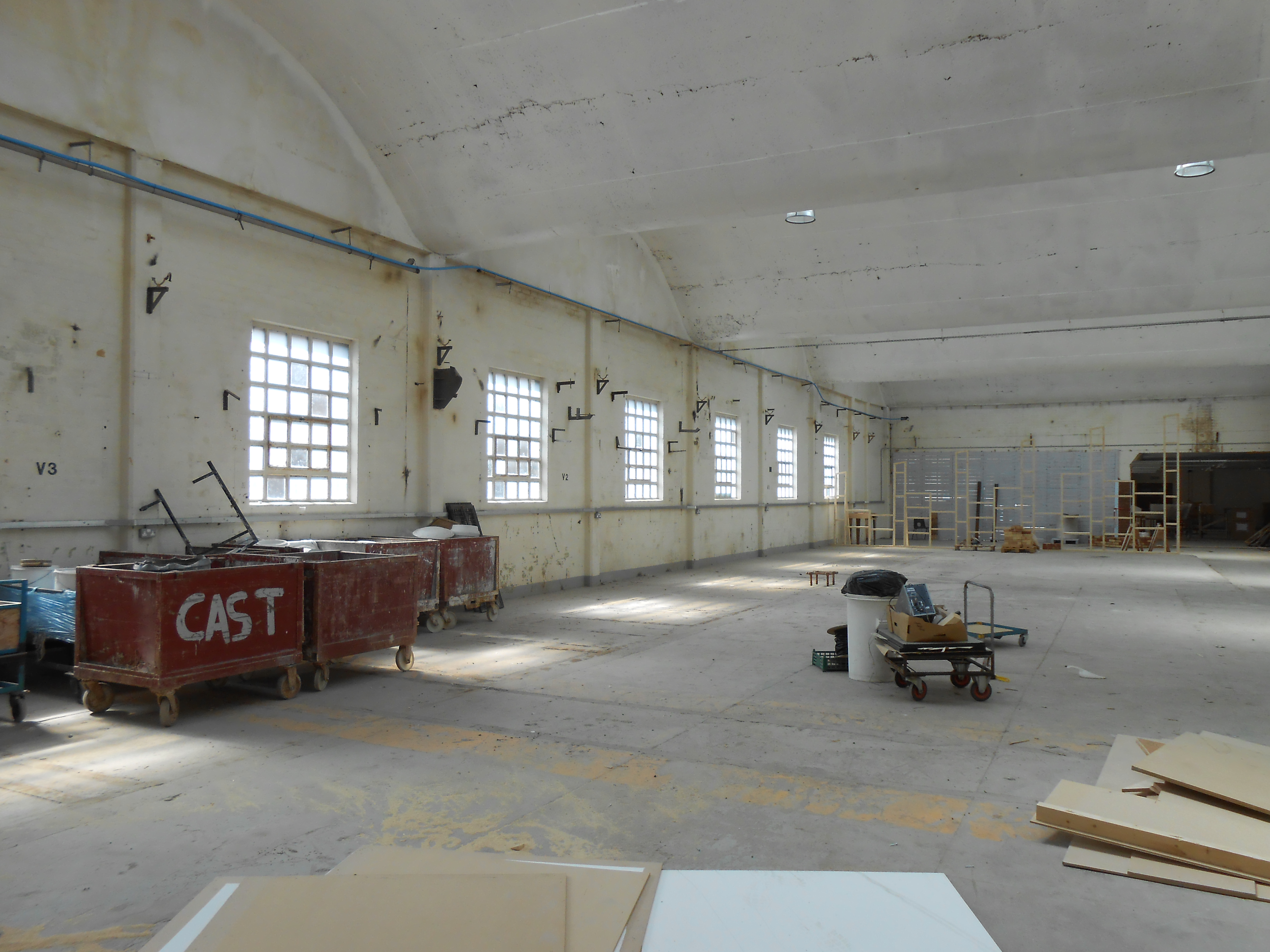 Behind the scenes at the British Ceramics Biennial 2013 (credit: Anna Kime) The China Hall, Old Spode Works, Stoke-on-Trent
