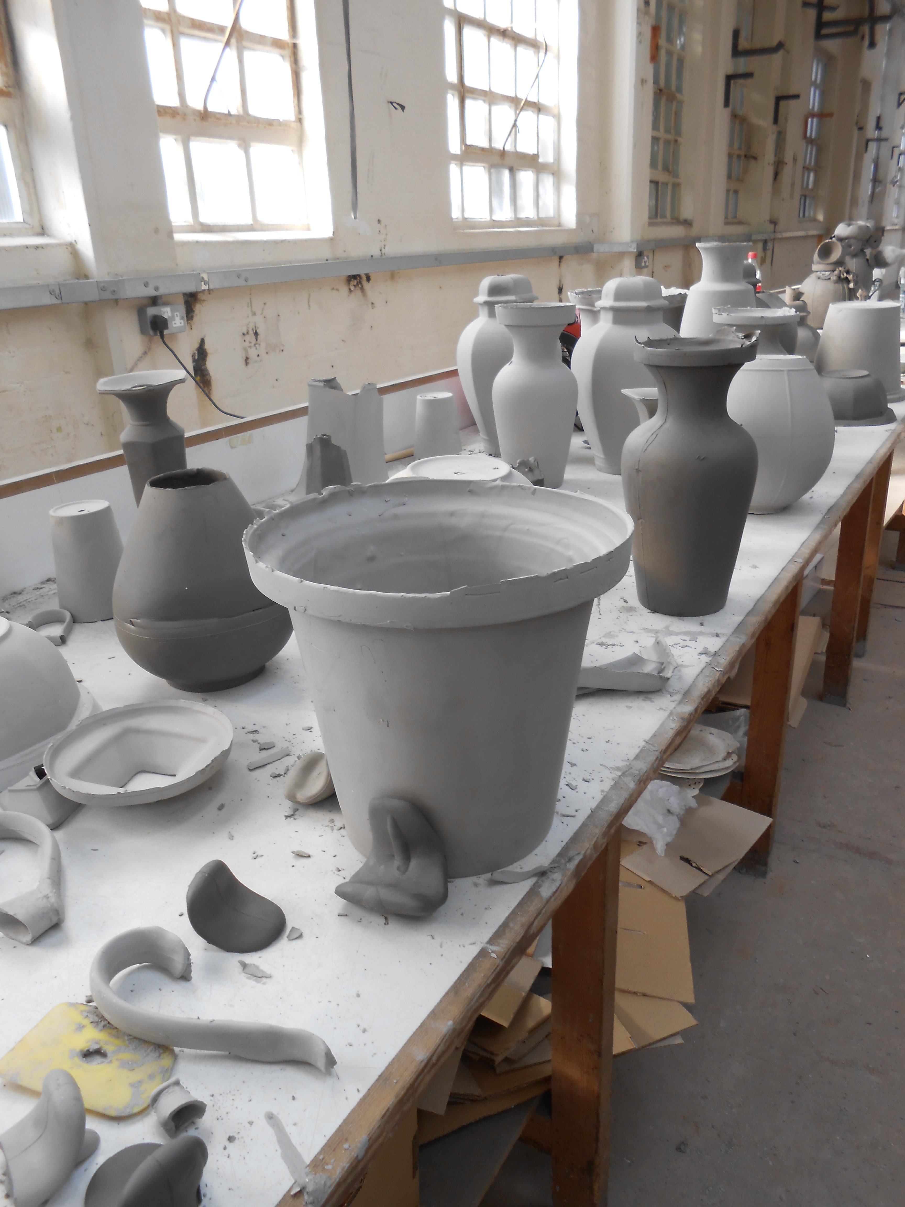 Behind the scenes at the British Ceramics Biennial 2013 (credit: Anna Kime) The China Hall, Old Spode Works, Stoke-on-Trent