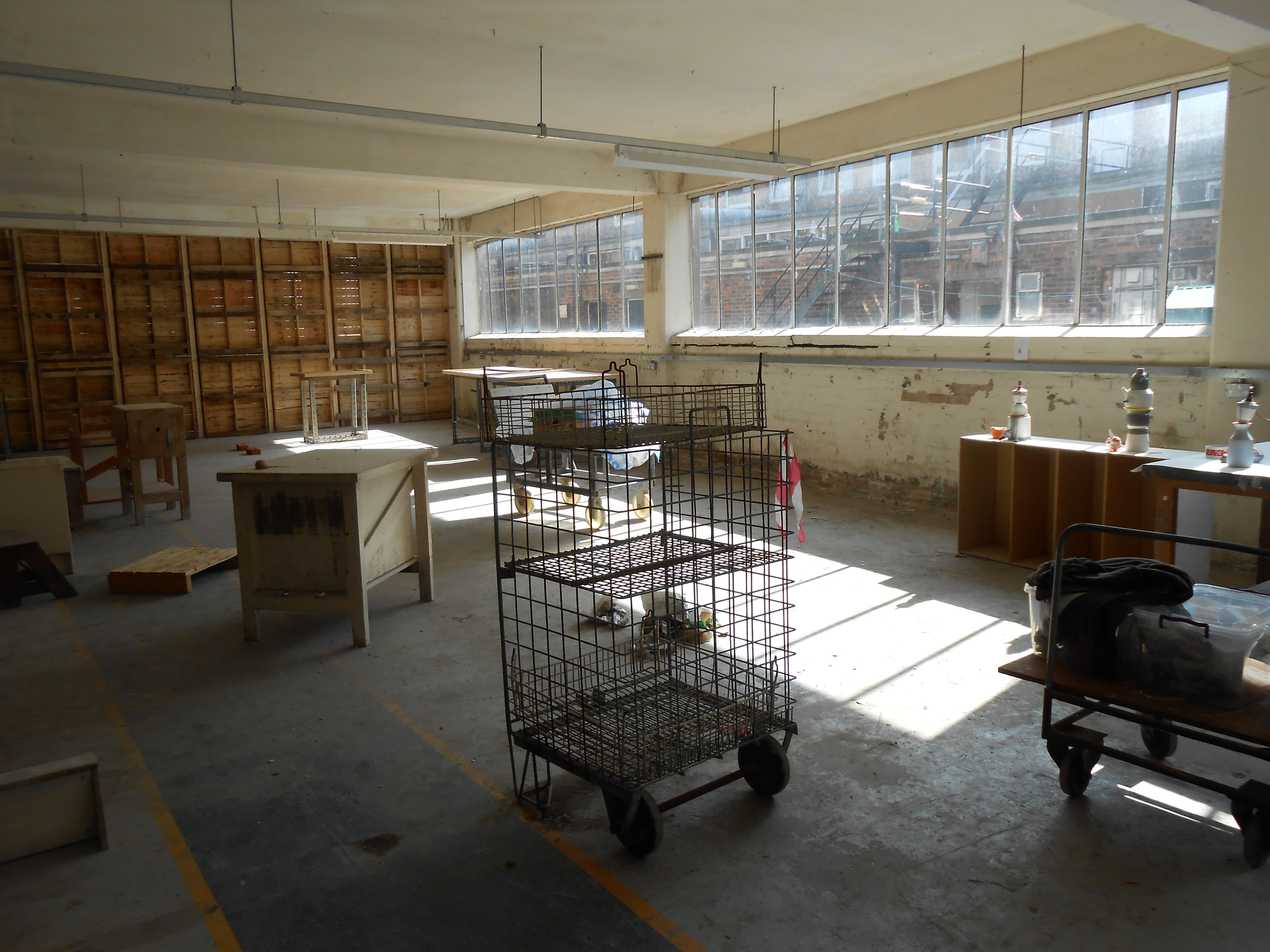 Behind the scenes at the British Ceramics Biennial 2013 (credit: Anna Kime) The China Hall, Old Spode Works, Stoke-on-Trent