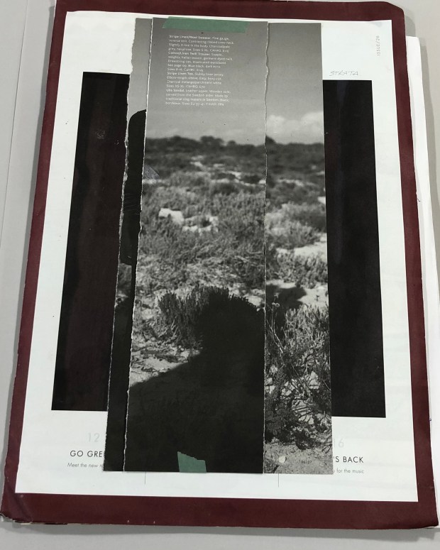 Strata I. Documenting my approach to research and sketchbooks (credit: Anna Kime)