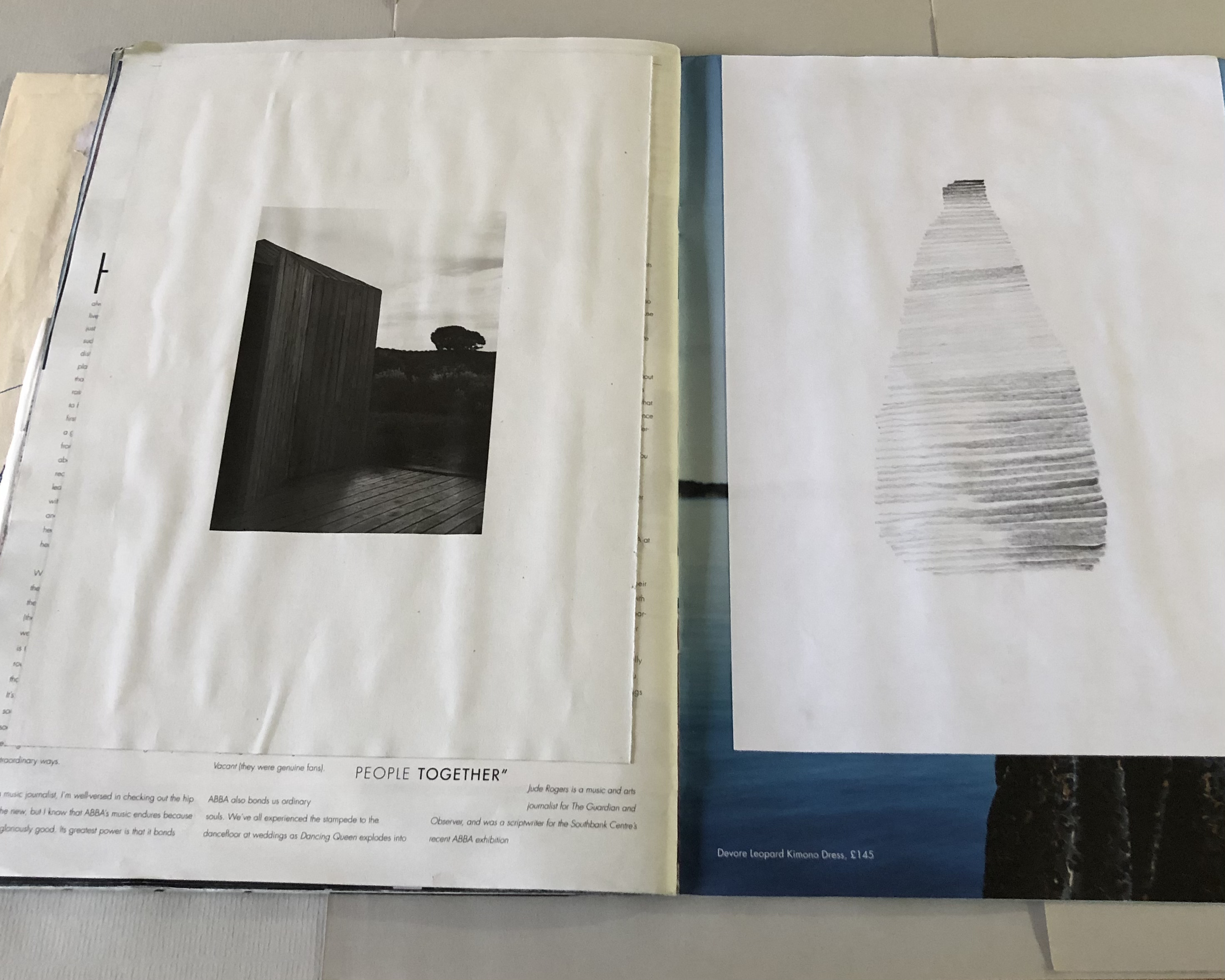 Strata I. Documenting my approach to research and sketchbooks (credit: Anna Kime)