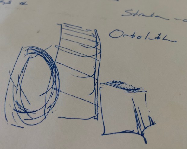 Strata I. Documenting my approach to research and sketchbooks (credit: Anna Kime)