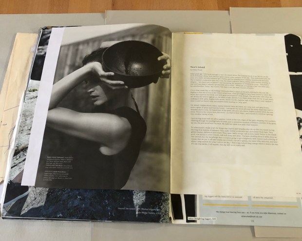 Strata I. Documenting my approach to research and sketchbooks (credit: Anna Kime)