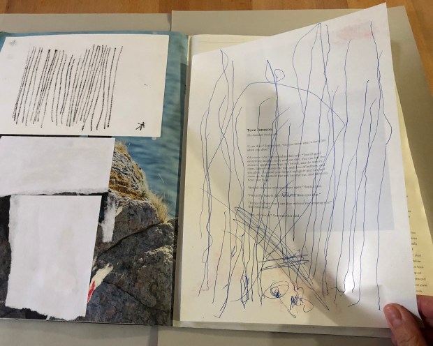 Strata I. Documenting my approach to research and sketchbooks (credit: Anna Kime)