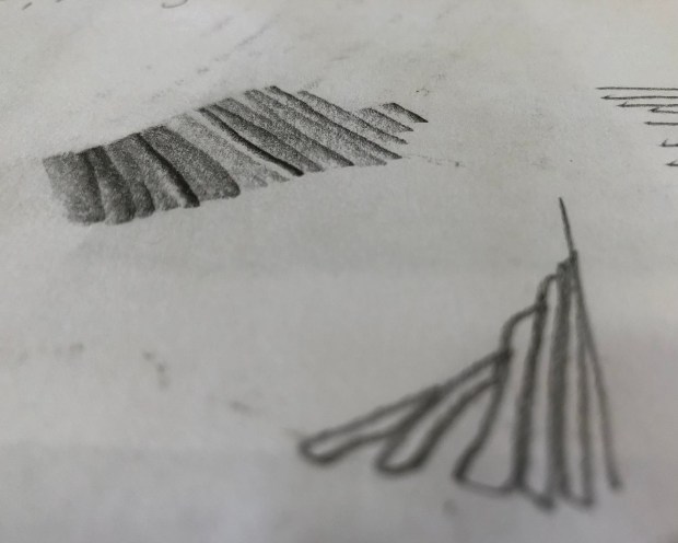 Strata I. Documenting my approach to research and sketchbooks (credit: Anna Kime)